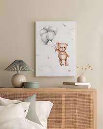 Wallity Artcanvas54 Lienzo Decorativo Multicolor 40 x 60 cm